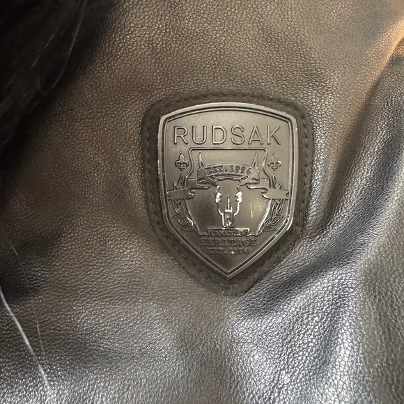 Rudsak Genuine Leather & Fur Grace Jacket Size: XXL - Picture 10 of 11